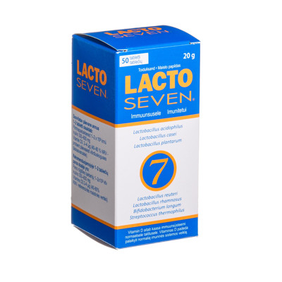 LACTO SEVEN, 50 tabletes attēls