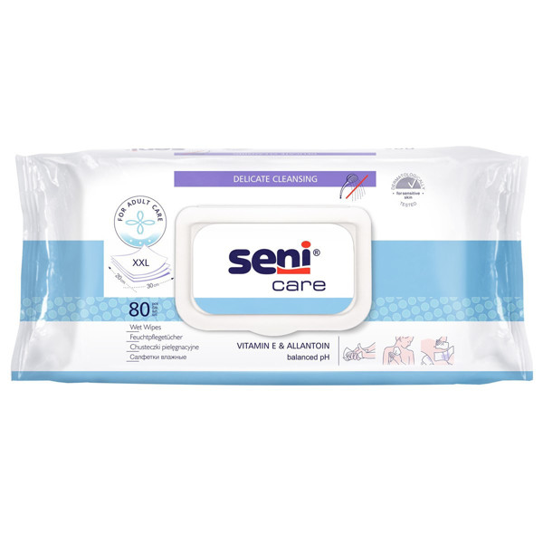 SENI CARE, mitrās salvetes, 80 gab. attēls