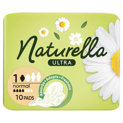 NATURELLA ULTRA NORMAL, higiēniskās paketes, 10 gab. attēls
