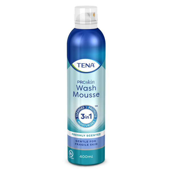 TENA WASH MOUSSE, mazgāšanas putas, 400 ml attēls