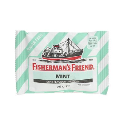 Fisherman's Friend, bezcukura piparmētru garšas pastilas, 25 g attēls