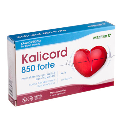 KALICORD 850 FORTE, 30 cietās kapsulas attēls