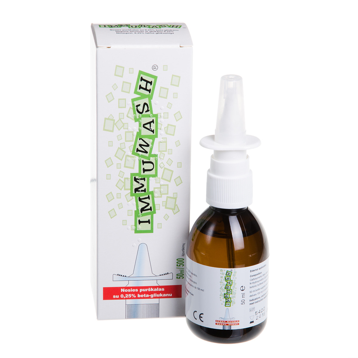 Kiti gamintojai IMMUWASH, deguna aerosols, 50