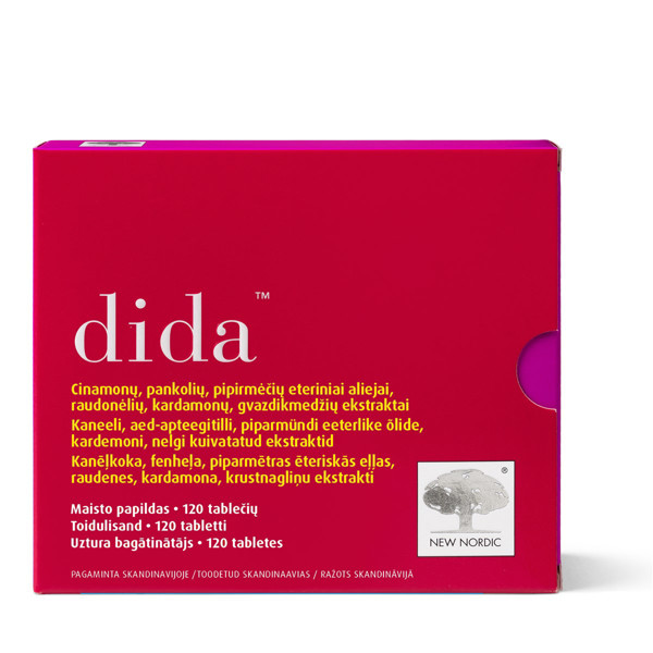 NEW NORDIC DIDA, 120 tabletes attēls