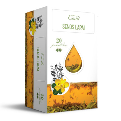 EMILI SENNA LAPAS, zāļu tēja, 1,5 g, 20 gab. attēls