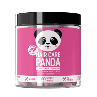 HAIR CARE PANDA, matu kopšanai, 300 g, 60 gumijas attēls