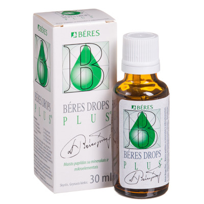 BERES DROPS PLUS, pilieni iekšķīgai lietošanai, 30 ml attēls