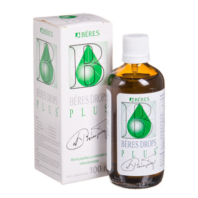 BERES DROPS PLUS, pilieni iešķīgai lietošanai, 100 ml attēls