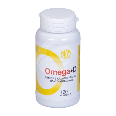 NATURA MEDIA OMEGA+D3, 120 kapsulas attēls