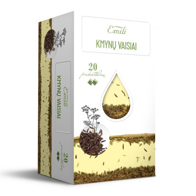 Emili CUMIN FRUITS, zāļu tēja, 1,5 g, 20 gab. attēls