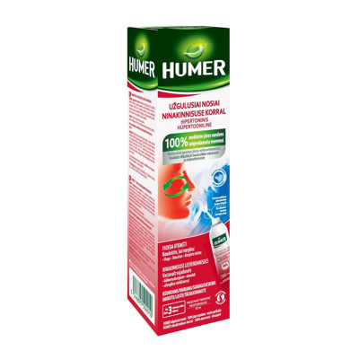 HUMER 050, hipertonisks šķīdums pret saaukstēšanos, 50 ml attēls