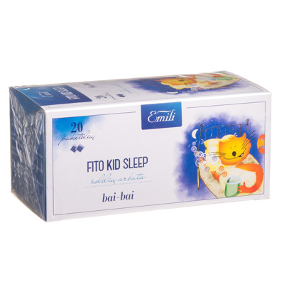 EMILI FITO KID SLEEP, zāļu tēja, 1,5 g, 20 gab. attēls