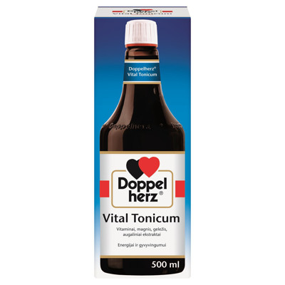 DOPPELHERZ VITAL TONIKUM, dzeramais šķīdums, 500 ml attēls