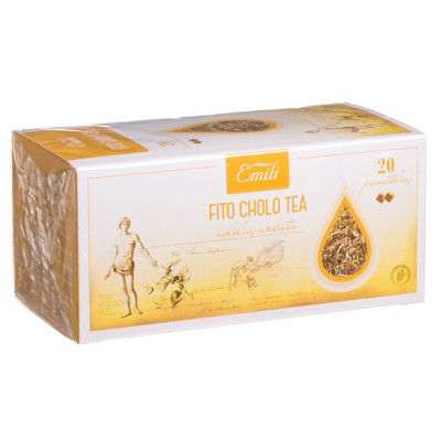 EMILI FITO CHOLO TĒJA, zāļu tēja, 1,5 g, 20 gab. attēls