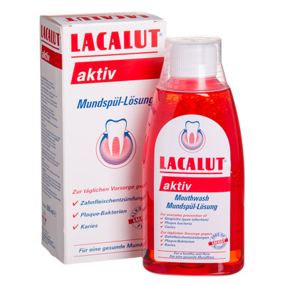 LACALUT ACTIV ANTI-PLAQUE, mutes skalojamais līdzeklis, 300 ml attēls