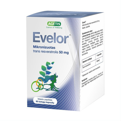 EVELOR, 50 mg, 90 kapsulas attēls