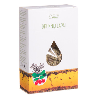 Emili DZĒRVEŅU LAPAS, zāļu tēja, 40 g attēls