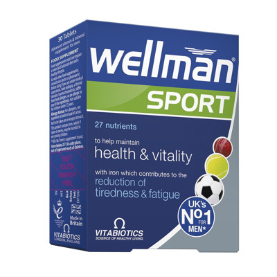 WELLMAN SPORT, 30 tabletes attēls