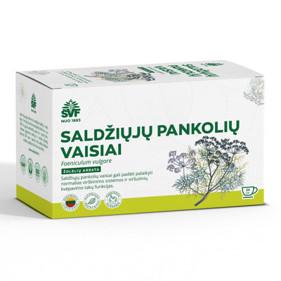 ACORUS SWEET FENNEL FRUITS, 1,5 g, zāļu tēja, 24 gab. attēls