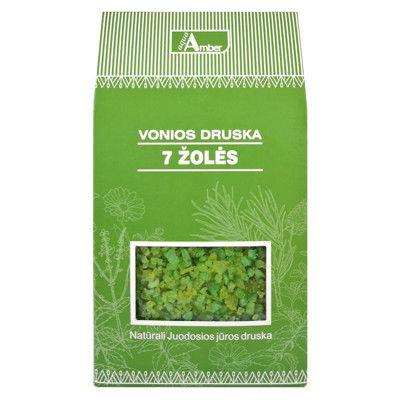 Aqua Amber 7 ZAĻUMI, vannas sāls, 500 g attēls