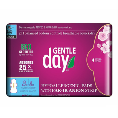 GENTLE DAY FAR-IR ANION, nakts higiēnas paketes, 8gab. attēls