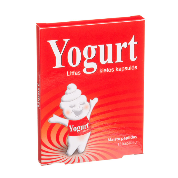 PHARMA SCIENCE YOGURT LITFAS, 15 cietās kapsulas attēls