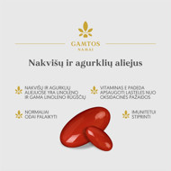 Gamtos namai naktsveces un  gurķenes eļļa, 60 kapsulas attēls