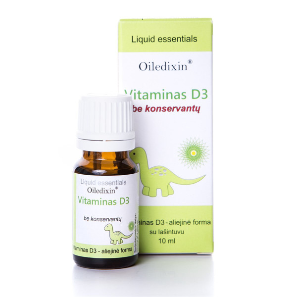 OILEDIXIN D3 vitamīns, eļļas šķīdums, 10 ml attēls