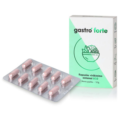 GASTRO FORTE, 10 kapsulas attēls
