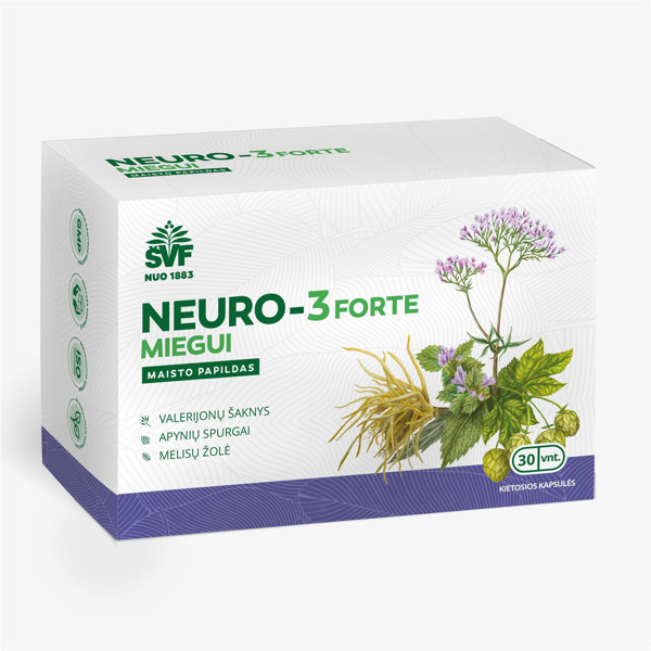 ŠVF/AC NEURO-3 MIEGAM FORTE, капсулы, N30 изображение