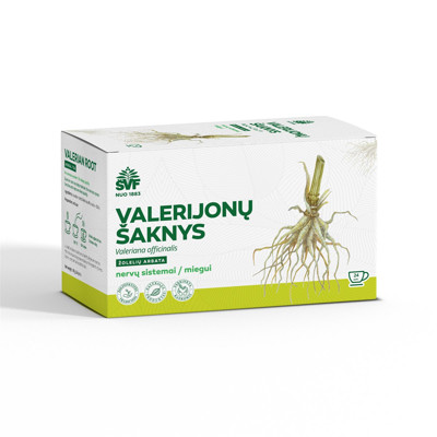 ACORUS VALERIAN ROOT, 2 g, zāļu tēja, 24 gab. attēls