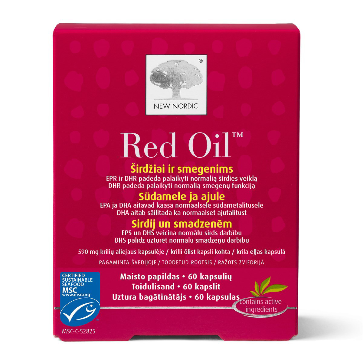 New Nordic RED OIL, 60 kapsulas