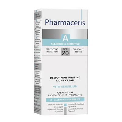 PHARMACERIS A VITA SENSILIUM, mitrinošs krēms, SPF20, 50 ml attēls