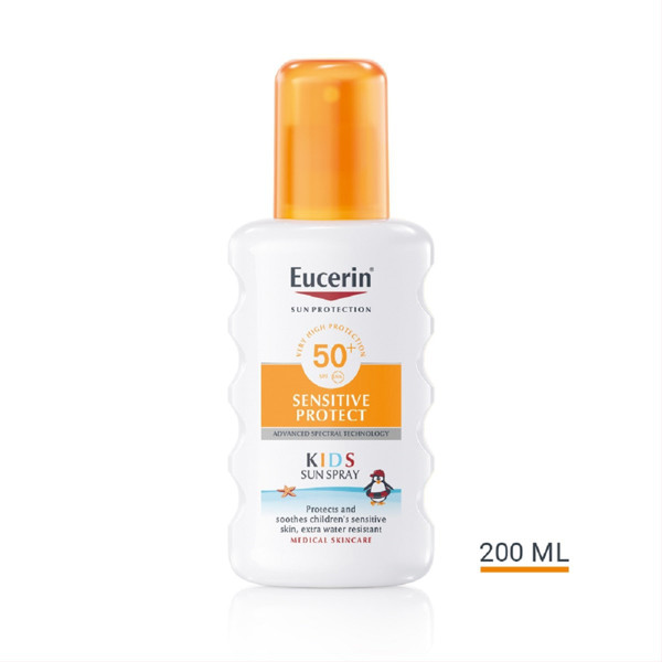 EUCERIN, солнцезащитный лосьон-спрей для детей, SPF 50+, 200 мл изображение