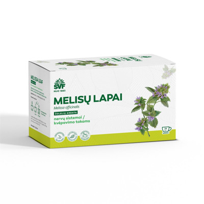 ACORUS, MELISAS LAPAS, 1,5 g, zāļu tēja, 24 gab. attēls