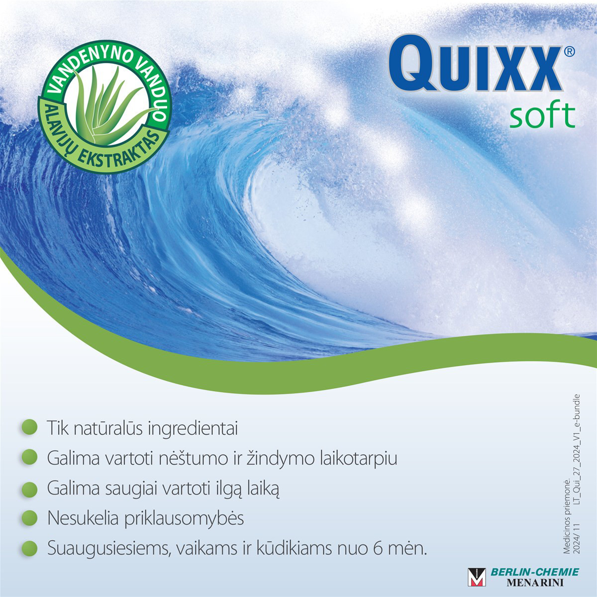 Berlin-Chemie AG QUIXX SOFT NASAL SPRAY
