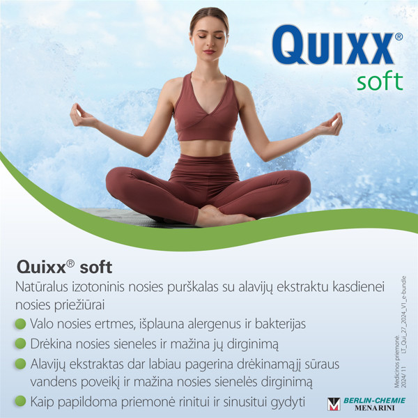 QUIXX SOFT NASAL SPRAY, deguna aerosols, 30 ml attēls