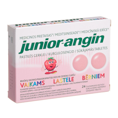 JUNIOR - ANGIN, 24 pastilas attēls