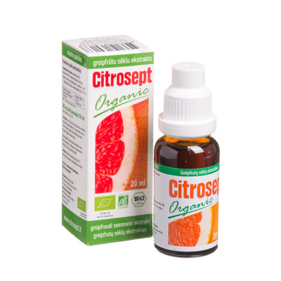 CITROSEPT ORGANIC, greipfrūtu sēklu ekstrakts, 20 ml attēls