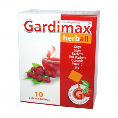 GARDIMAX TERMOGRIPP, pulveris iekšķīgi lietojama šķīduma pagatavošanai, 10 maisiņi attēls