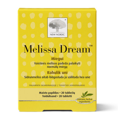 NEW NORDIC MELISSA DREAM, 20 планшетов изображение