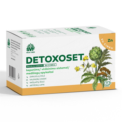 ACORUS DETOXOSET, 2 g, zāļu tēja, 20 gab. attēls