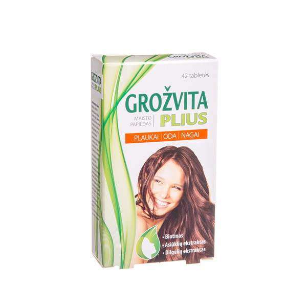 GROŽVITA PLIUS, 42 tabletes attēls