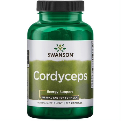 SWANSON KORDICEPS, 600 mg, 120 kapsulas attēls