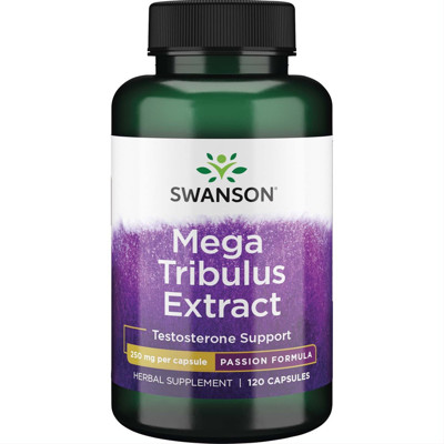 SWANSON MEGA TRIBULUS EXTRACT 2000, 120 kapsulas attēls