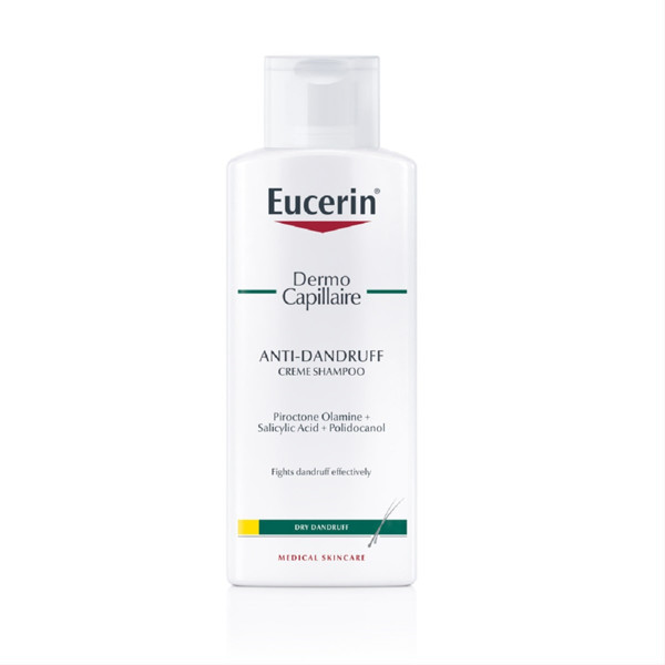 EUCERIN DERMOCAPILLAIRE, шампунь против перхоти и сухой кожи головы, 250 мл изображение