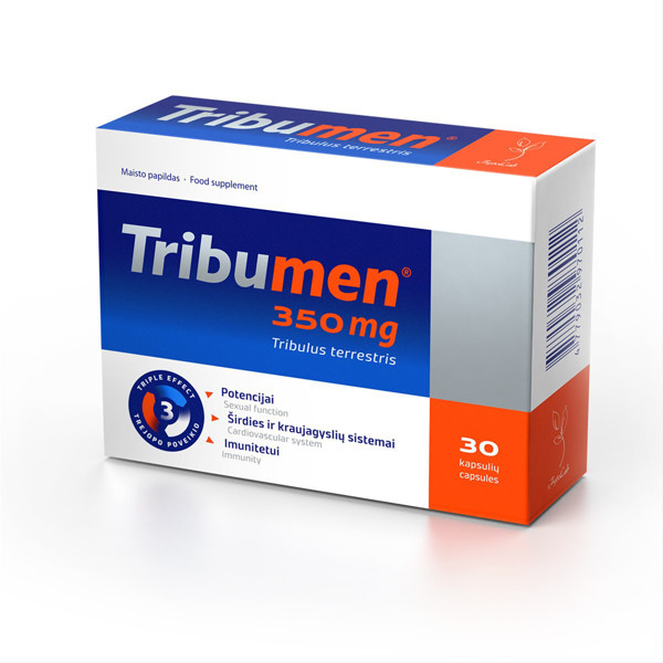 TRIBUMEN, 350 mg, 30 kapsulas attēls