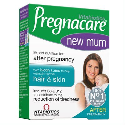 PREGNACARE NEW MUM, 56 tabletes attēls