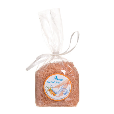 AQUA AMBER, jūras sāls kājām ar smiltsērkšķu ekstraktu un neroli ēterisko eļļu, 300 g attēls