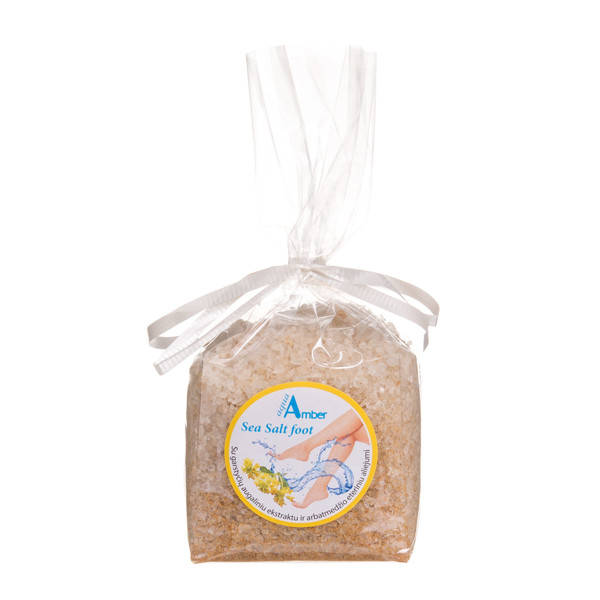 AQUA AMBER, jūras sāls kājām ar sinepju ekstraktu un tējas koka ēterisko eļļu, 300 g attēls